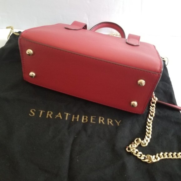 Strathberry Nano Ruby Tote Leather Bag - Picture 6 of 12